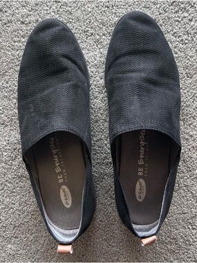 Dr. Scholl's Black Slip-On Be Energetics Casual Flats